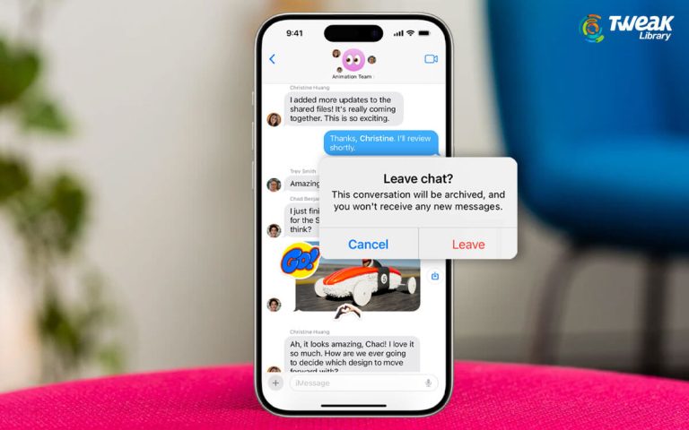 Leave A Group Chat On iPhone